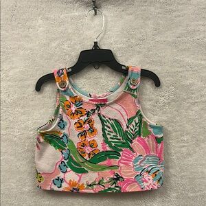 Lilly Pulitzer for Target Floral Tank Top - Pink, Green, Orange
